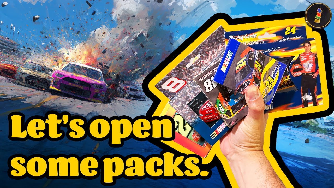 EPIC OPENING! - Vintage NASCAR USPCC Collectible Playing Cards! THE ROAD TO NASCAR CONTINUES!