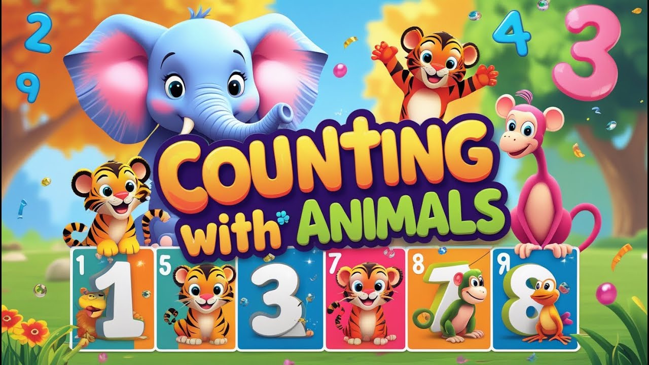 Counting with Animals | Fun Counting Song for Kids!
