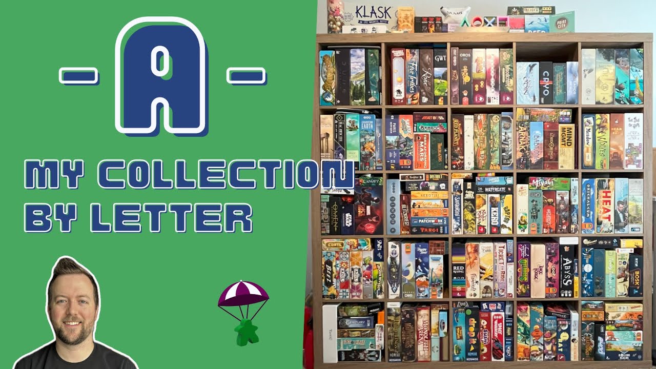 Ranking my Board Game Collection by Letter - A (2024 Edition)