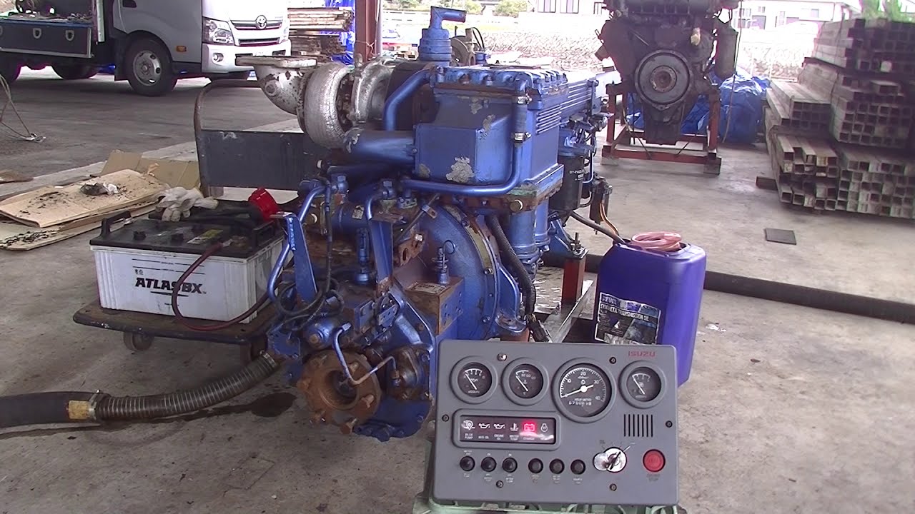 No.2071 いすゞ UM6BG1TC 230ps(2.91) Isuzu 【Used Marine Engine Amakusa Marina マリンエンジン 船舶エンジン あまくさマリーナ】