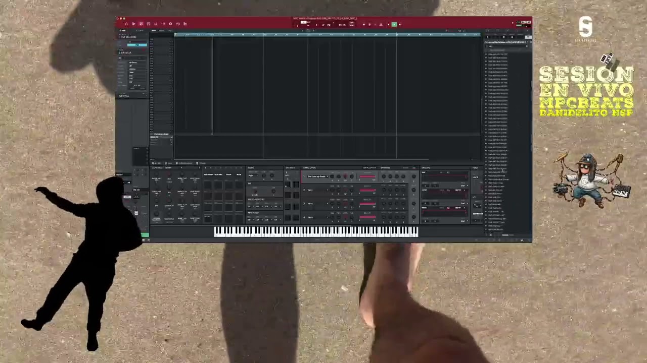 DANIDELITO NSP - LIVE - MPCBEATS - AKAI MPK MINI 3