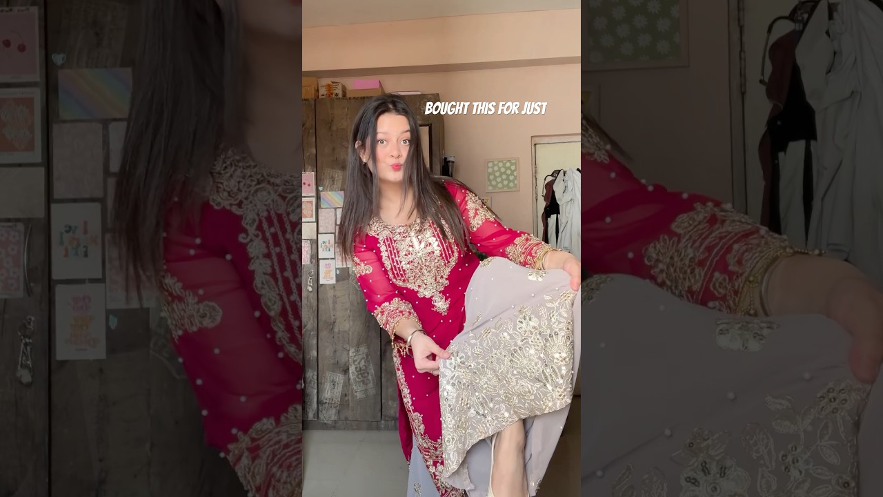 Shaadi Special Suit ❤️ || Unboxing ✨ Myntra Finds || Dips Dazzle #Shorts