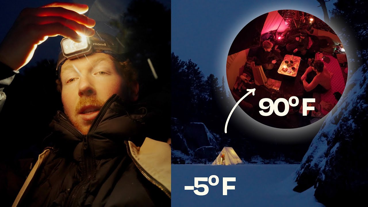 Camping in a Hot Tent for 4 Days