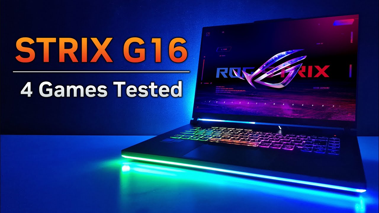 Asus Rog Strix G16 (2023) | 4 Games Tested