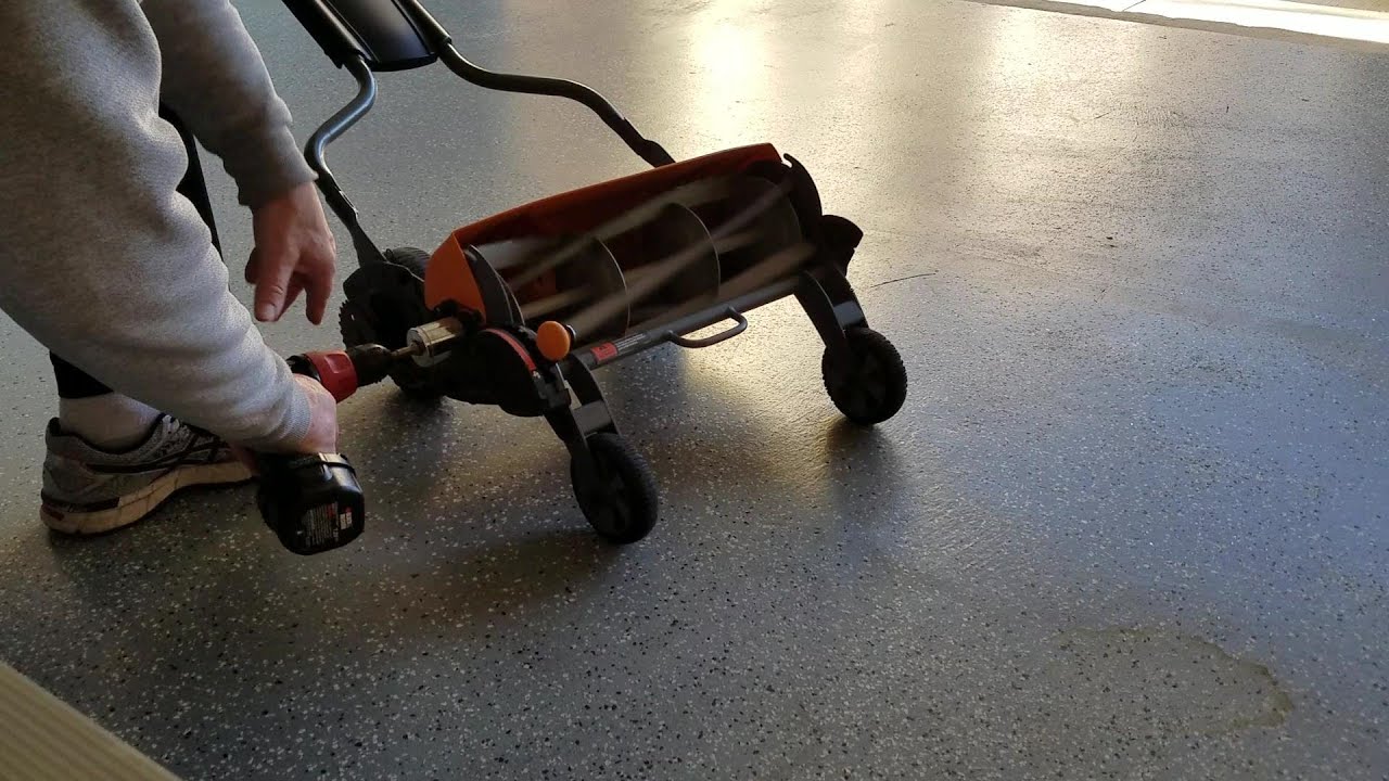 Mower Blade Sharpening Part 2 - Backlapping the Reel Mower