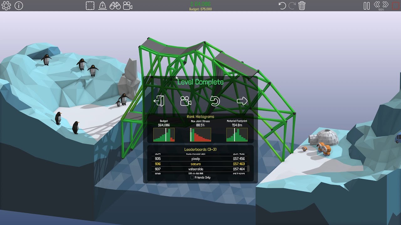 Poly Bridge 3-3: Looper