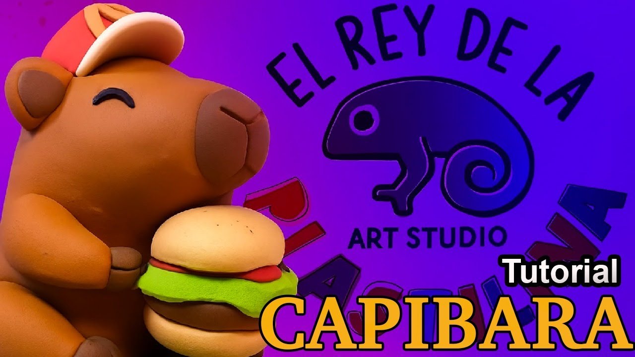 Tutorial de plastilina - Capibara estilo MC Donalds