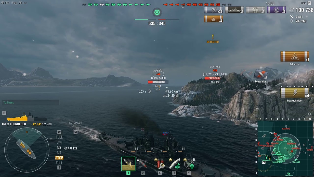 World of Warships - Thunderer's touch of colonization