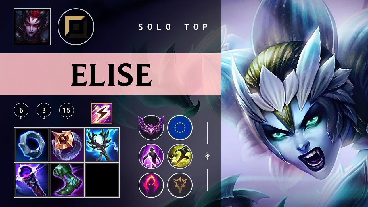 Elise Top vs Garen - EUW Master Patch 26.06