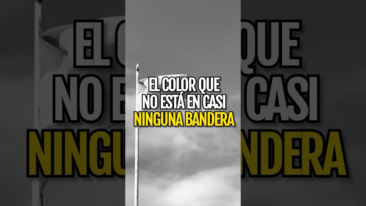 El color que no est&aacute; en (casi) ninguna bandera 🏳️ #Datazo