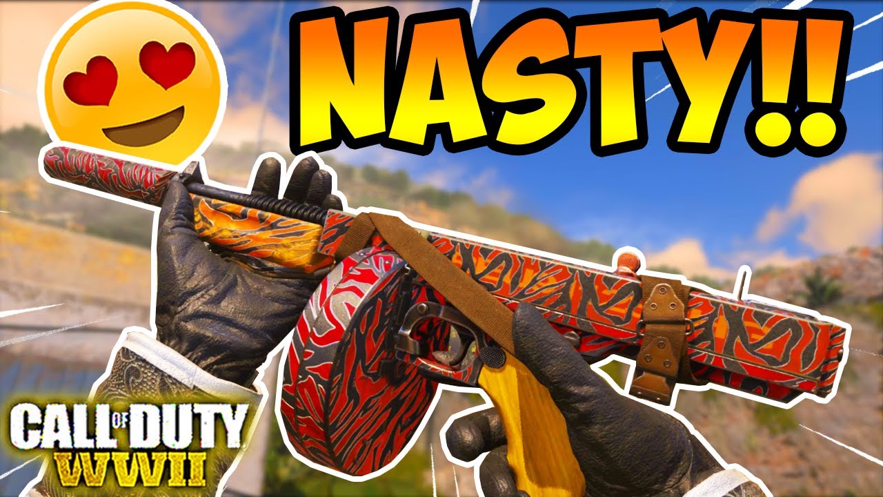 The Thompson is NASTY in COD WW2! (M1928 Best Class Setup)