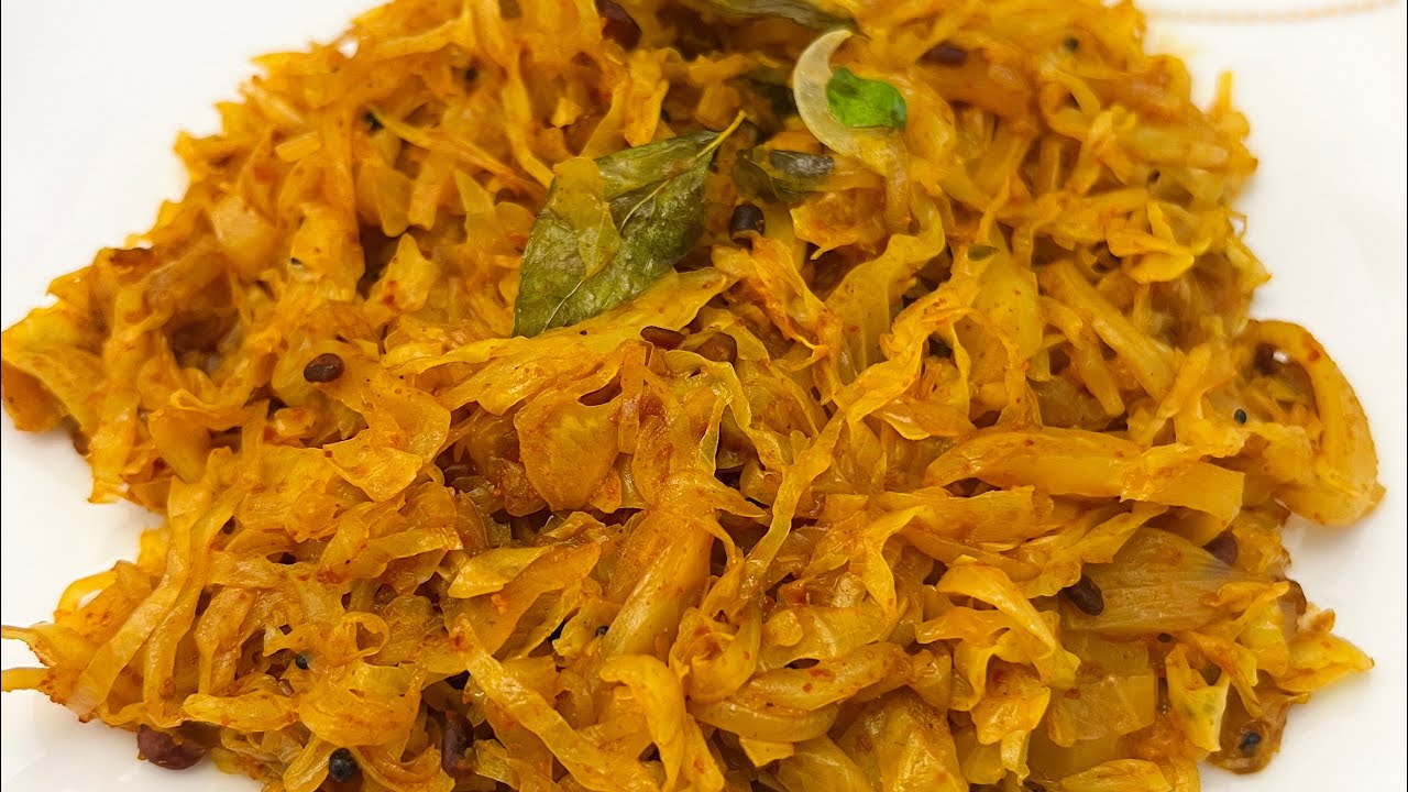 CABBAGE MASALA STIR FRY | CABBAGE PALYA 