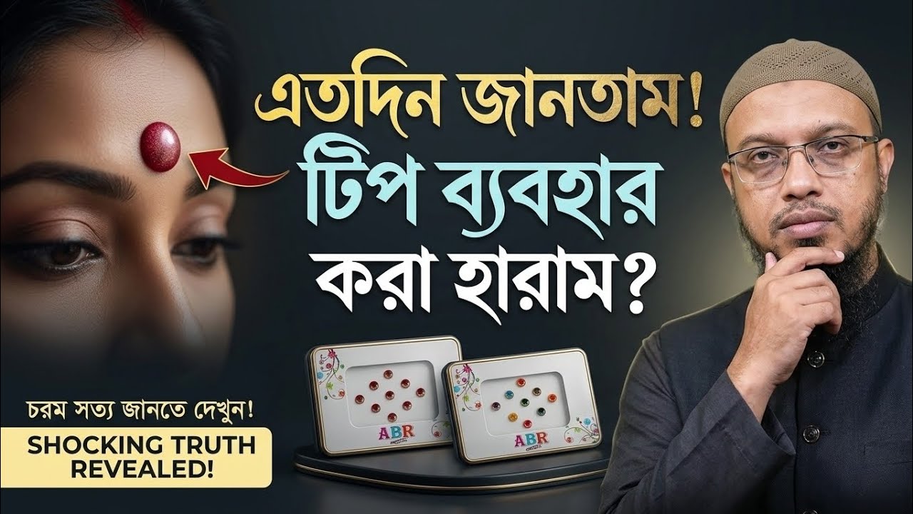 এতদিন জানতাম টিপ ব্যবহার করা হারাম! আসল সত্য জানালেন Shaikh Ahmadullah