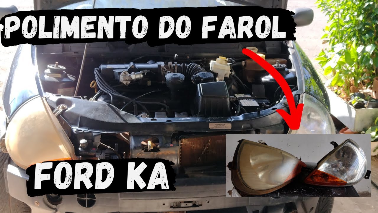 Polimento do Farol Ford ka 1998 - Ep 09