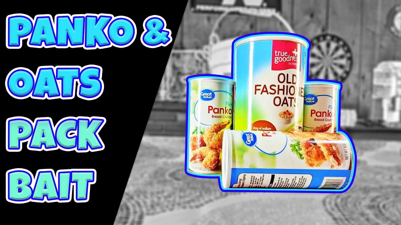 The best panko with oats pack bait fishing recipe for carp and catfish