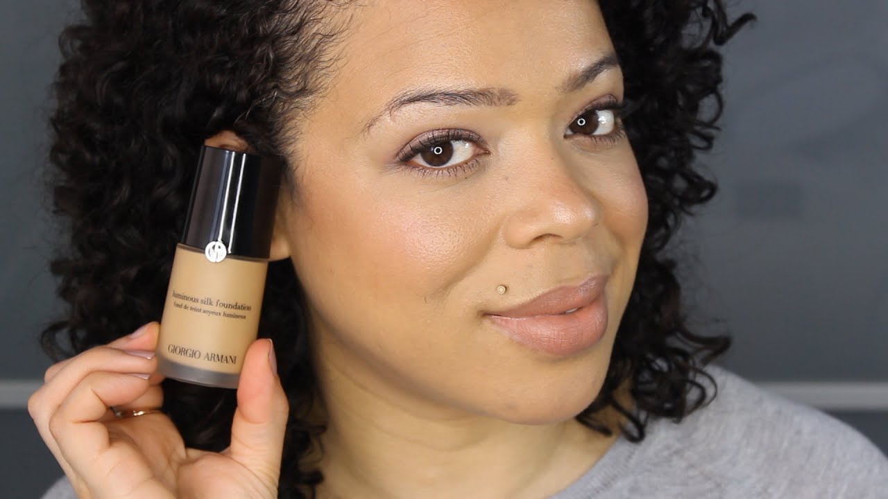 Giorgio Armani Luminous Silk Foundation review & Demo Shade 6