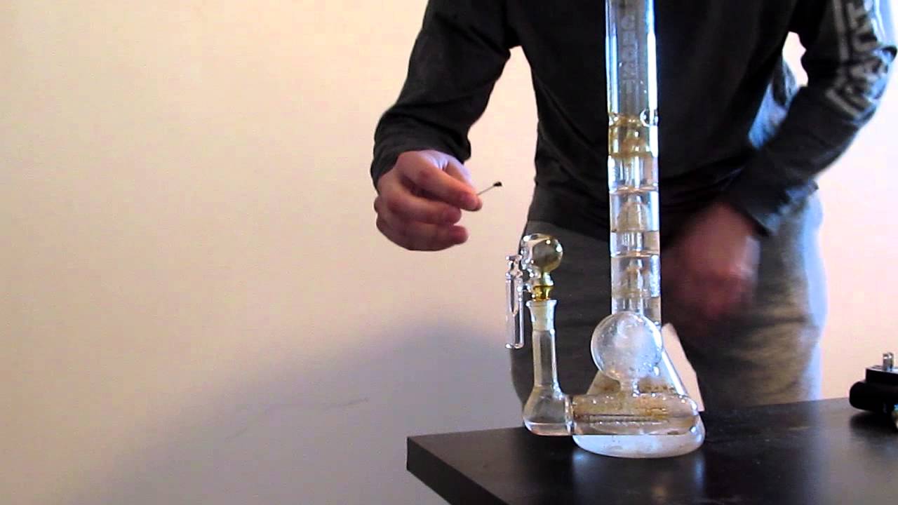 BHO dabs from the new glass nail + side dome