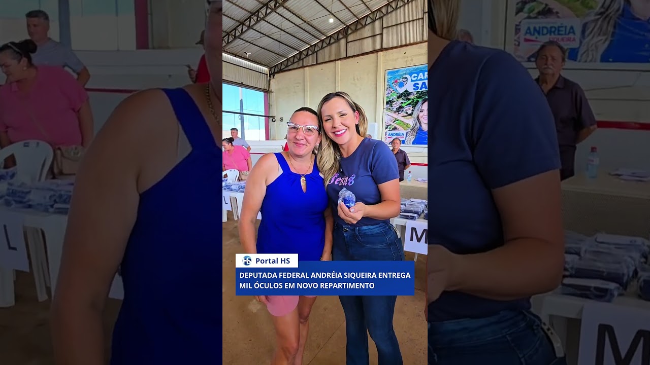 Deputada Andreia Siqueira entrega mil &oacute;culos e refor&ccedil;a atendimento de sa&uacute;de em Novo Repartimento