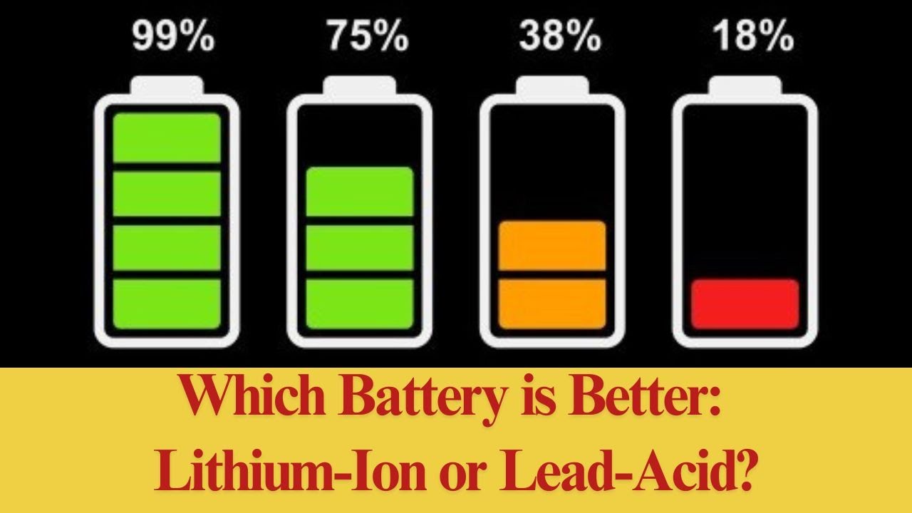 Which Battery is Better: Lithium-Ion or Lead-Acid?