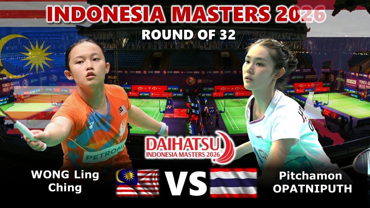 WONG Ling Ching (MAS) vs Pitchamon OPATNIPUTH (THA) | Indonesia Masters 2026 Badminton