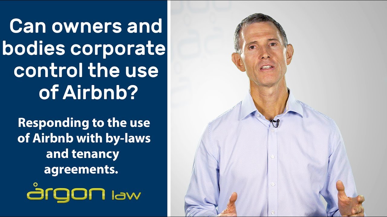 Can Owners & Bodies Corporate do anything about Airbnb? | Legal Advice from a Sunshine Coast Lawyer
