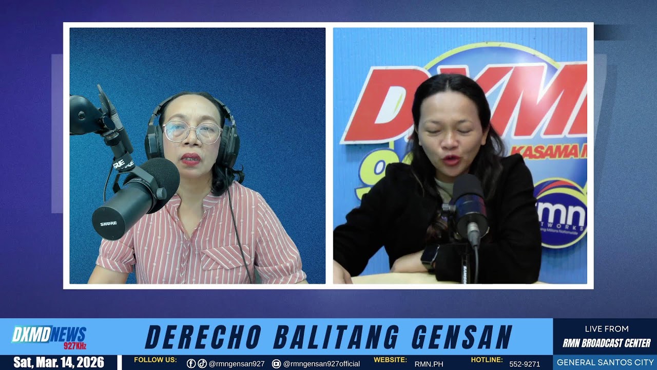DERECHO BALITANG GENERAL SANTOS - 03/14/2026