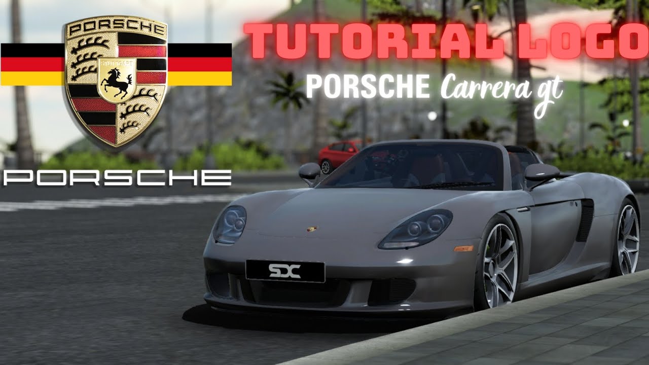Учебное пособие по созданию высококачественного логотипа PORSCHE Carrera GT в игре CAR PARKING MU...