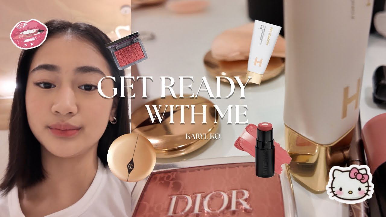 GET READY WITH ME + MAKEUP TUTORIAL 🎀 | Karyl Ko