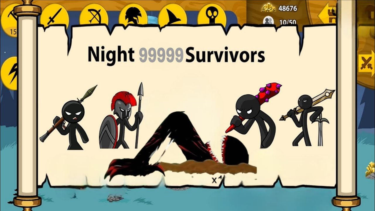 SUMMON ALL SKIN EPIC FIGHT IN MAP SURVIVORS FULL ITEM SPEARTON |STICK WARLEGACY