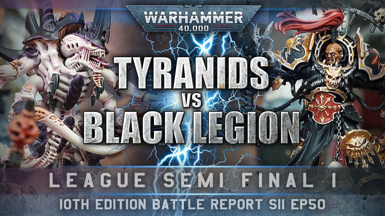 10th Edition Black Legion vs Leviathan Tyranids Warhammer 40K Battle Report 2000pts