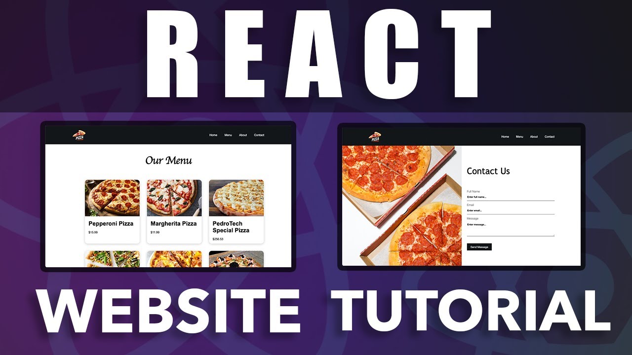Code A React Website Tutorial | ReactJS Tutorial For Beginners