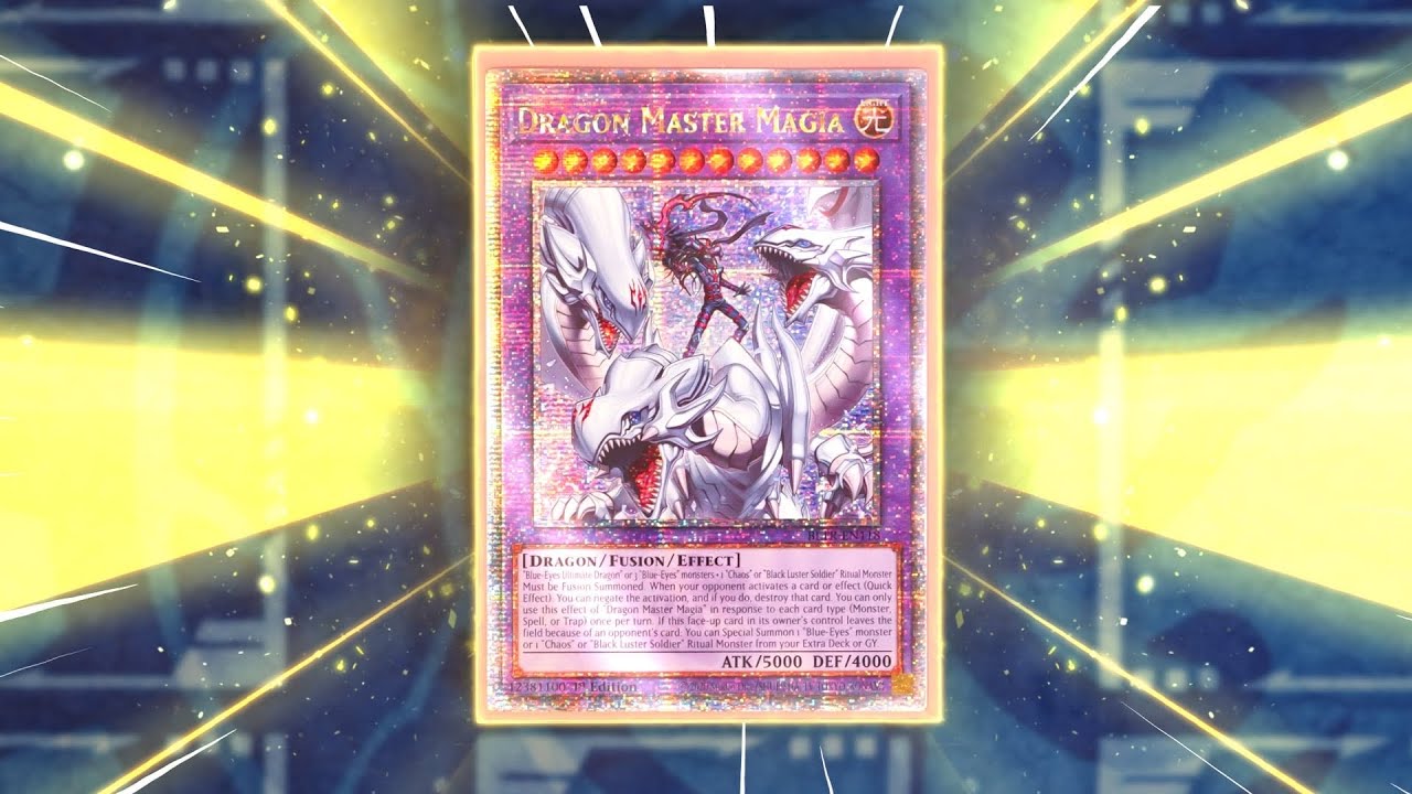 NEW BLUE-EYES ULTIMATE FUSION NEGATE! - The NEW YU-GI-OH! DRAGON MASTER OF MAGIA DECK + COMBOS!