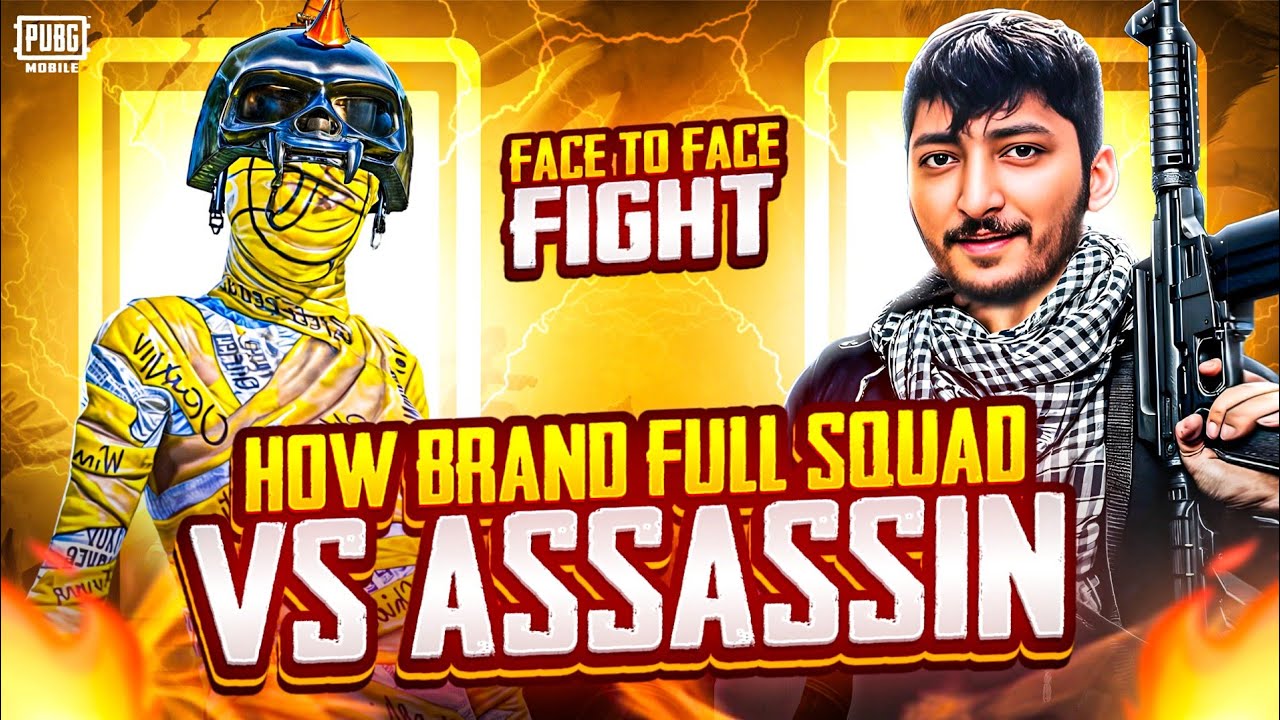 HOW BRAND Full Squad Vs ASSASSIN😱 |Fight With No 1 Ultimate Royal Ranker On Live Stream🔥|Pubg Mobile