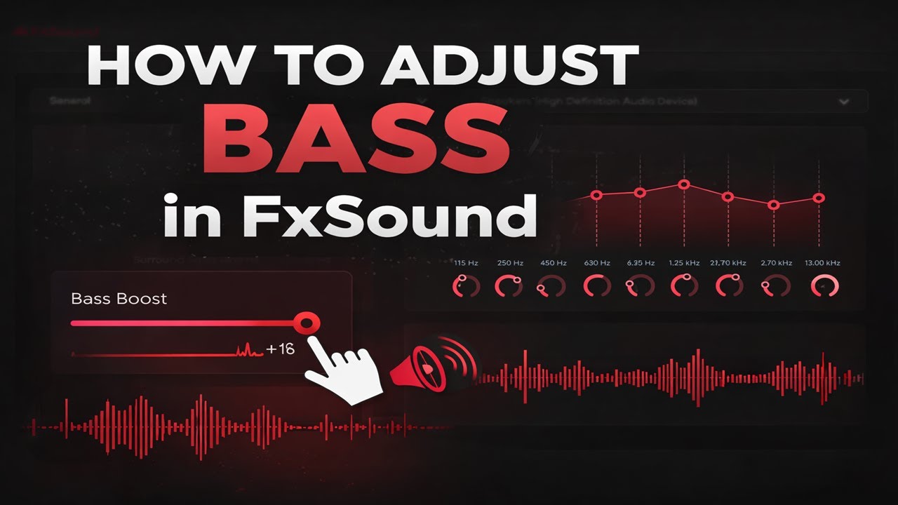 How to ADJUST BASS in FxSound (Step by Step)