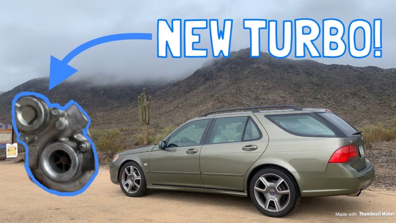 Installing a New Turbo on My Saab 9-5 Wagon!
