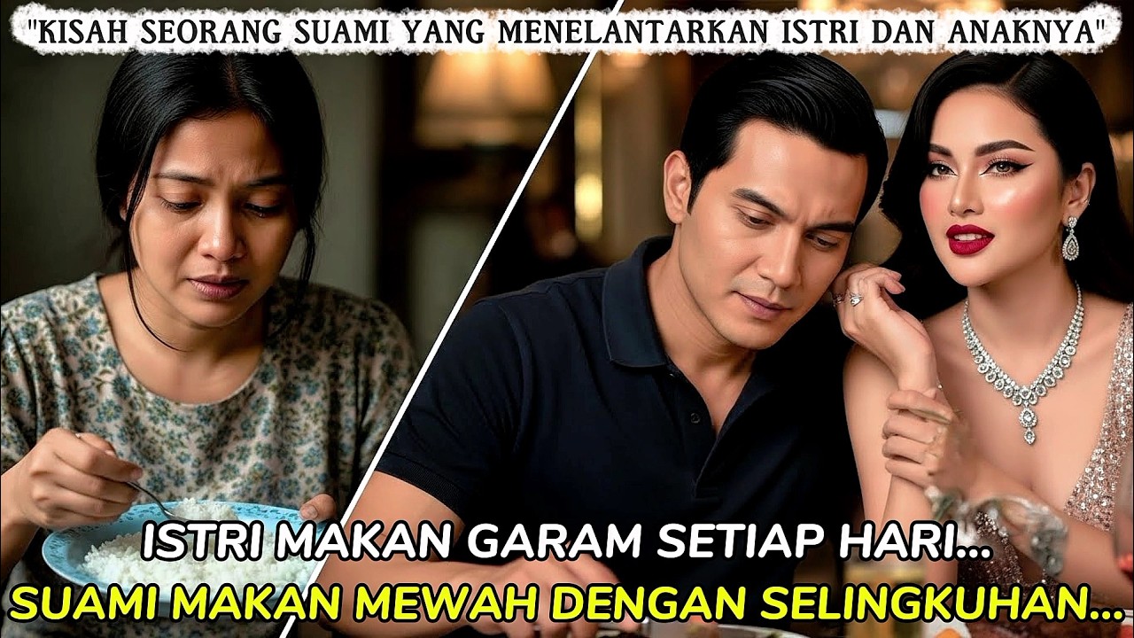 SUAMI PELIT BIARKAN ISTRI MAKAN NASI GARAM, AKHIRNYA JADI PENGEMIS! (Kisah Nyata)