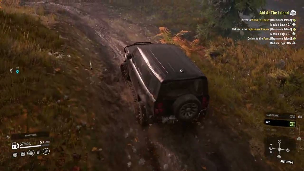 Snowrunner - Land Rover Defender Gameplay - Offroad Capabilities