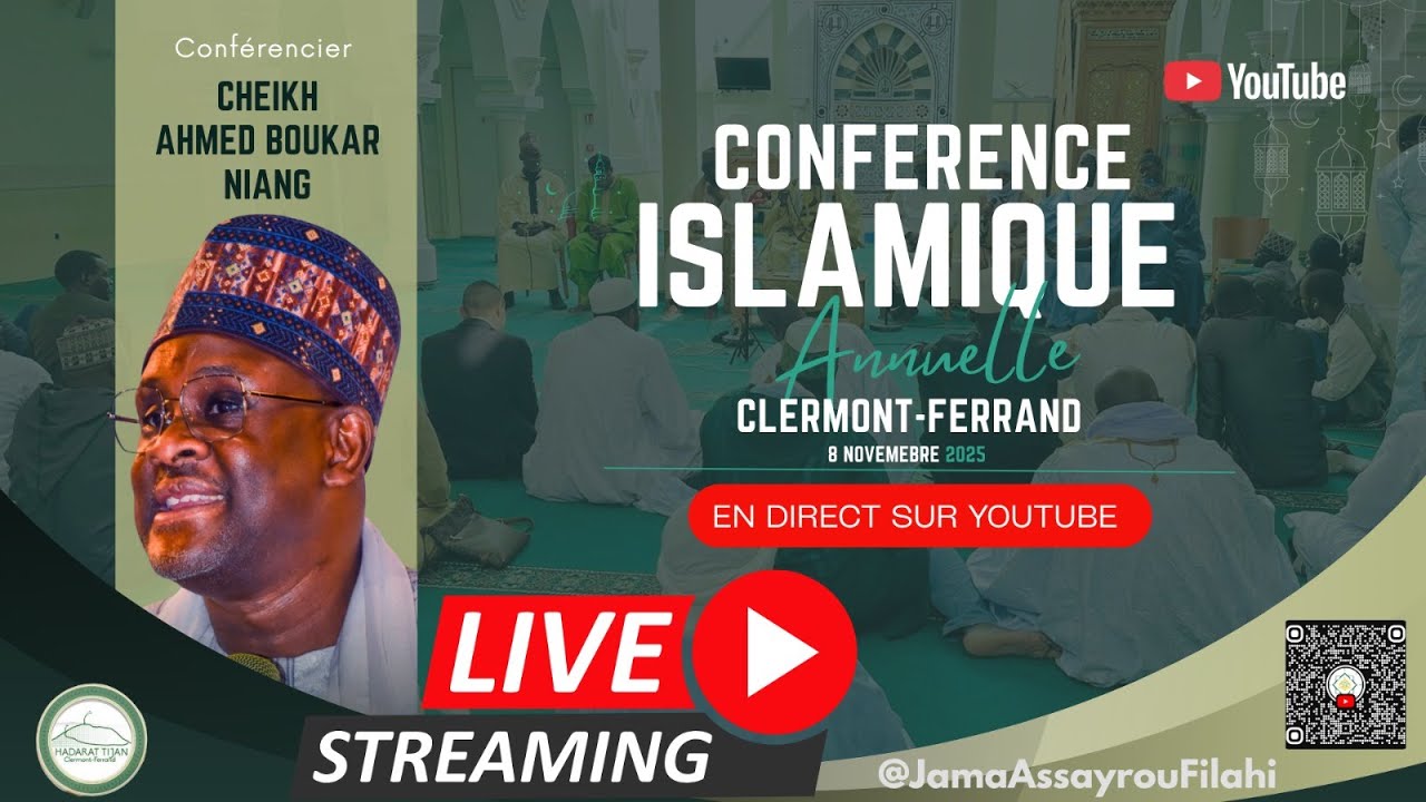 Zikr trimestriel Clermont-Ferrand - Conférence de Cheikh Ahmed Boucar NIANG (4ème partie)