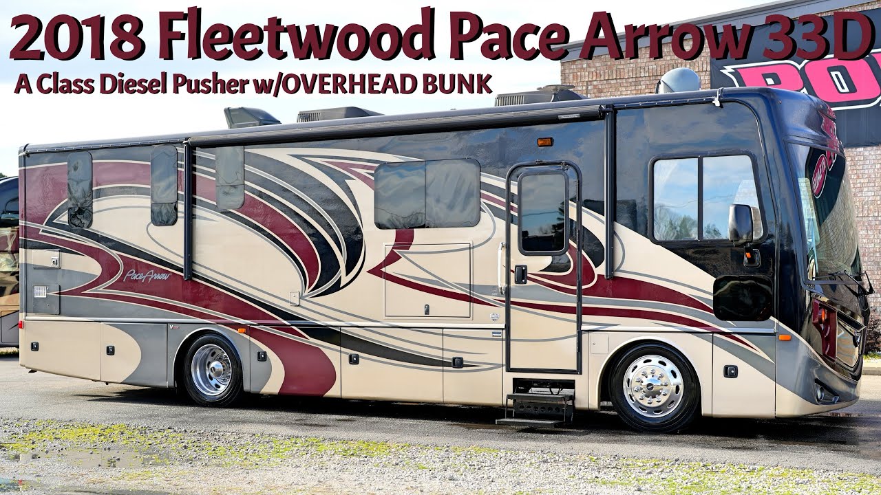 Автодом Fleetwood Pace Arrow 33D A Class 300HP Cummins Diesel Pusher 2018 года выпуска от Porter’...