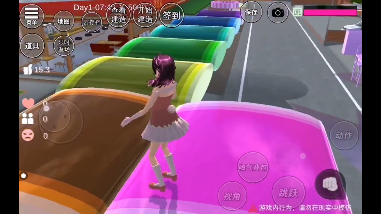 Little color Parkour Chinese version✨✨ so cute🤩🤩