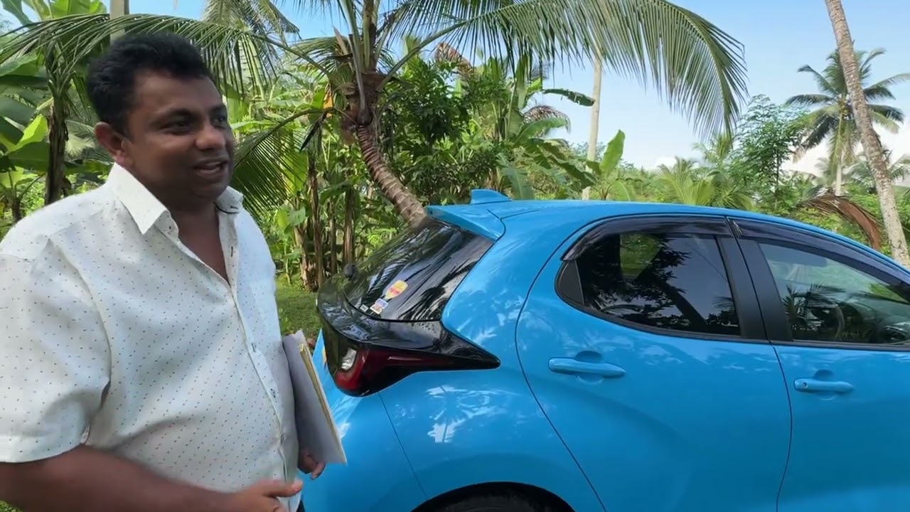 අලුතින්ම ගත්තු toyota yaris පුංචි කාර් ඒකෙන් ගොවි පලට...❤️❤️