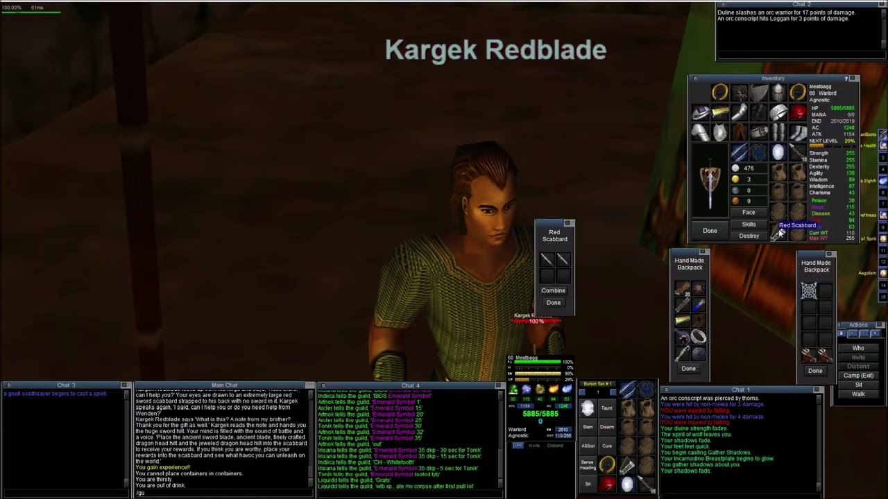 Warrior Epic Final Turn in & Combine P99 Everquest
