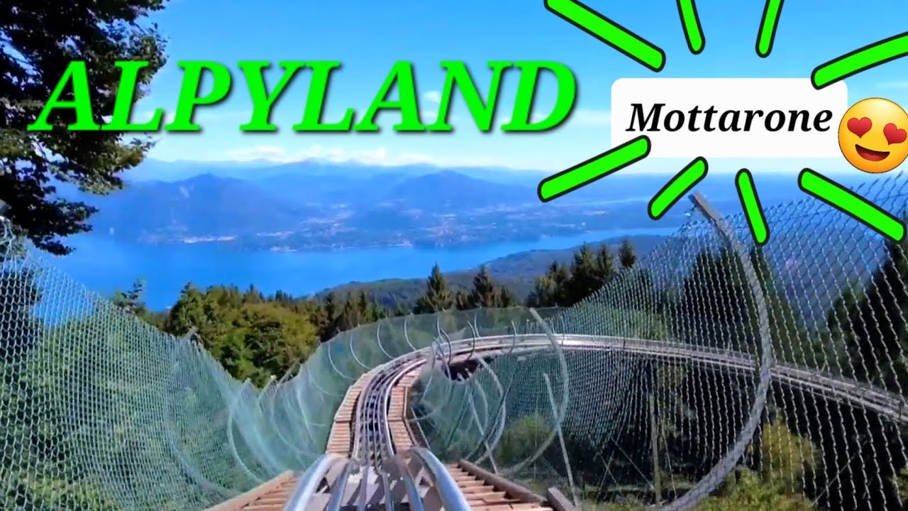 Alpyland 2022 - Discesa con Fun Bob su rotaia al Mottarone - Lago Maggiore -Full HD Dji Osmo Pocket