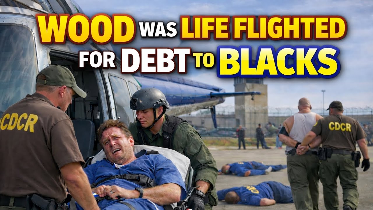 A WOOD WAS LIFE FLIGHTED FOR BEING IN DEBT WITH THE BLACKS