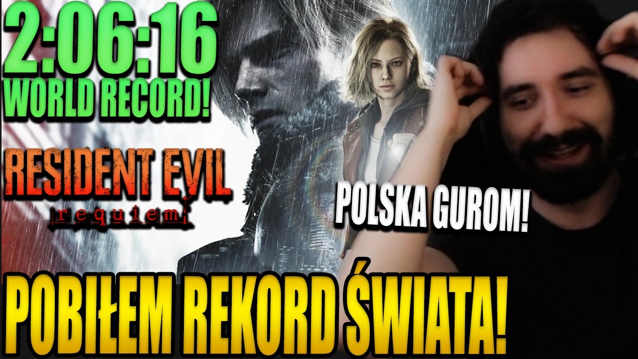 POBIŁEM REKORD ŚWIATA! Resident Evil 9 Requiem SPEEDRUN - WORLD RECORD [2:06:16, NO NG+, GLITCHLESS]