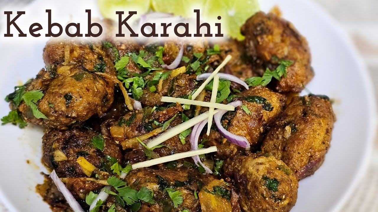 Kebab Karahi Recipe | Juicy Mince Kebabs in Spicy Karahi Masala | Restaurant Style 