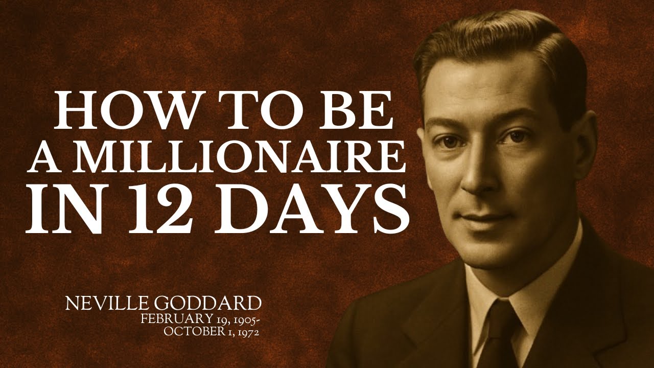 🎯 How to Be a MILLIONAIRE in 12 DAYS | Neville Goddard Inspired Speech 💸🧠