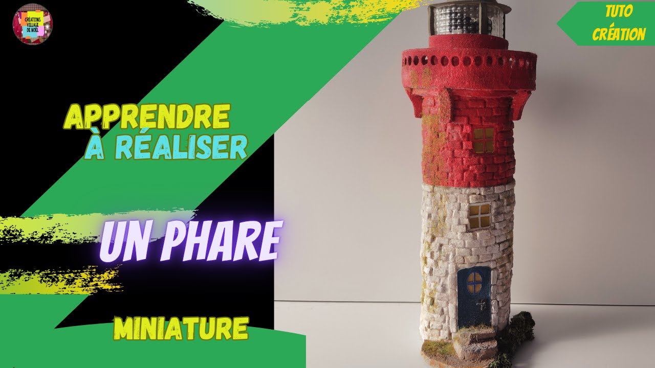 🤯 La pièce la plus HAUTE de mon Village de Noël : TUTO PHARE Fonctionnel !