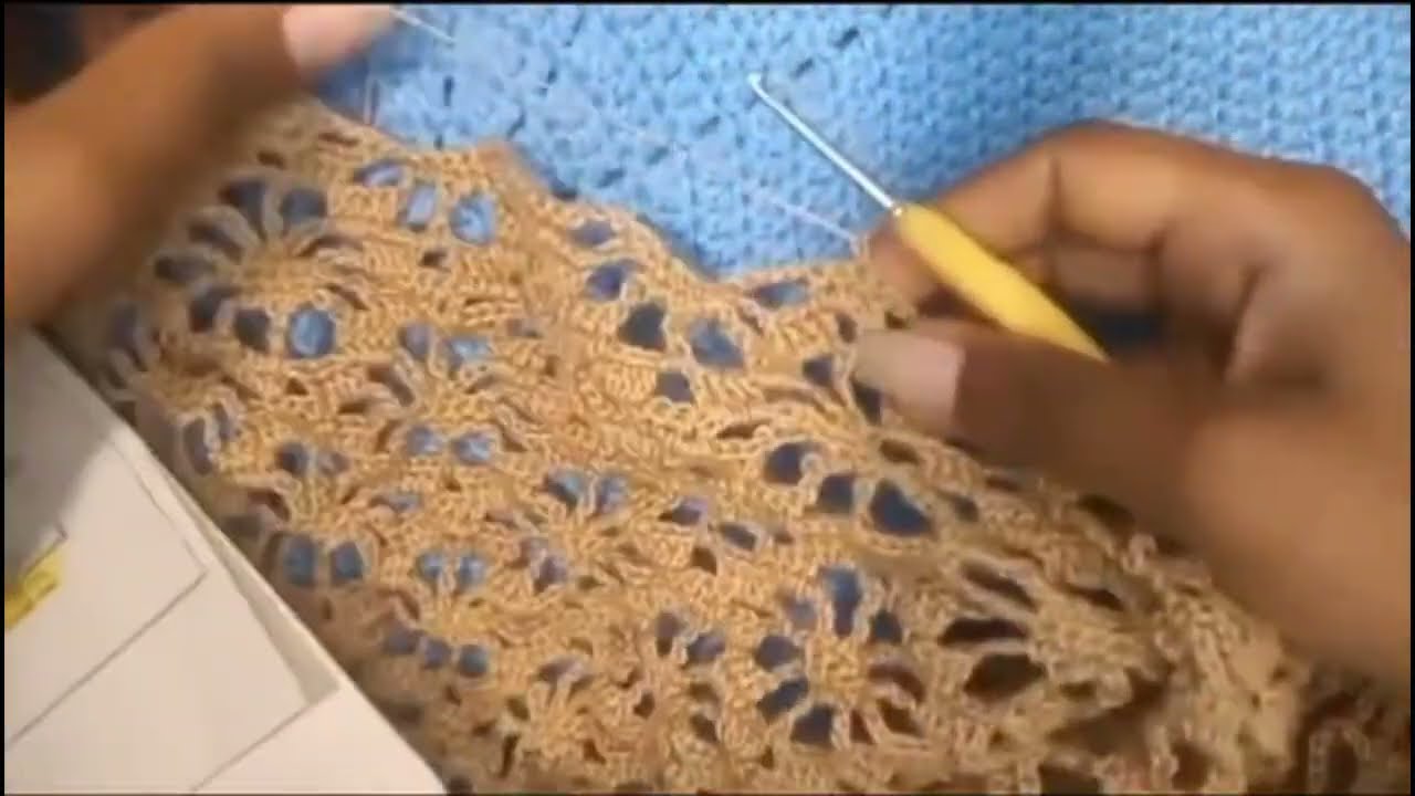 Chaleco a crochet parte 2
