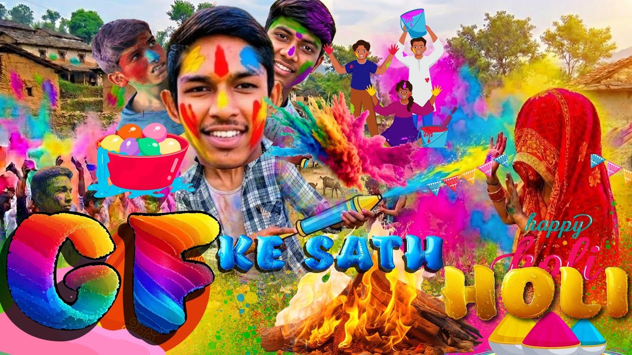 GF 🤫Ke Sath Pahli Holi 🫟 @MR_karan_indori pregent  |FT Karan |